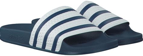 adidas blauwe slippers|Popular Adidas Slippers .